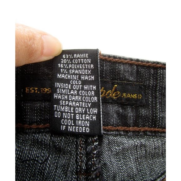 Southpole Jeans 7 Bootcut Denim Pants Embroidered Hip Hop Juniors - Picture 10 of 11